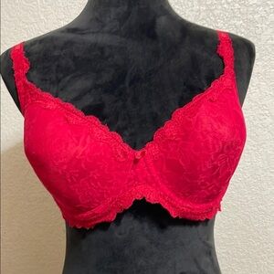 Secret Treasures Lace Underwire Bra - Red